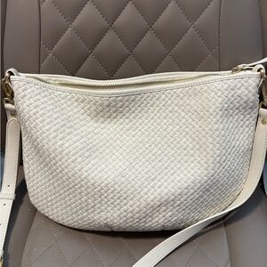 Quince Crescent Shoulder Bag in Bone